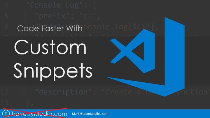 Creating Snippets in VSCode